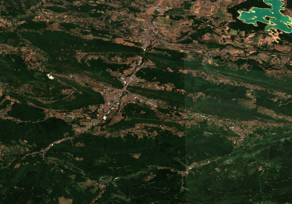 Le lac de Montbel à sec après